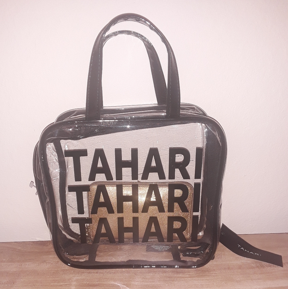 TAHARI Clear Purse
